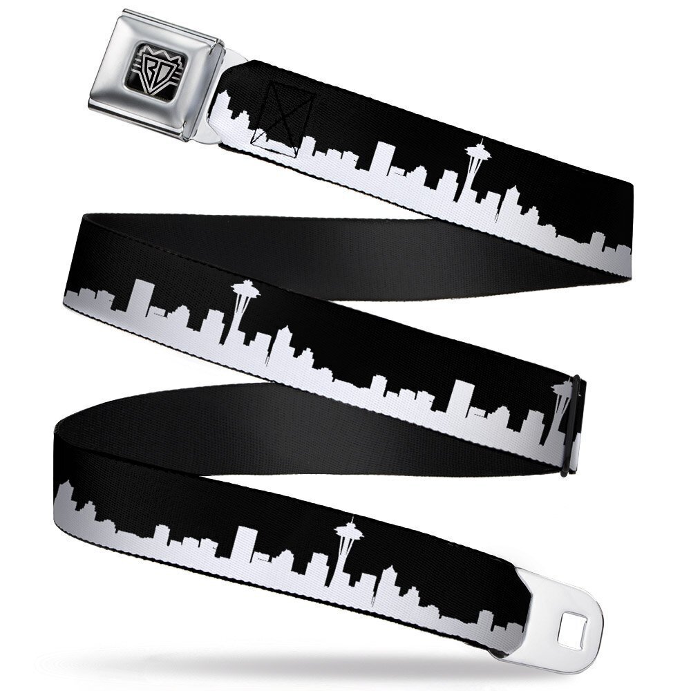 6918 Seatbelt Belt Seattle XL, Multicolor, 1.5" Wide-32-52 Inches in Length